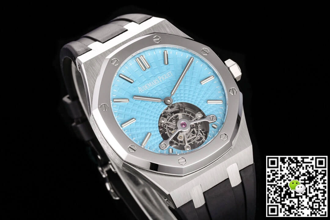 Audemars Piguet Royal Oak Tourbillon 26530PT.OO.1220PT.01 R8 Factory 1:1 Best Edition Replica Watch Black Strap
